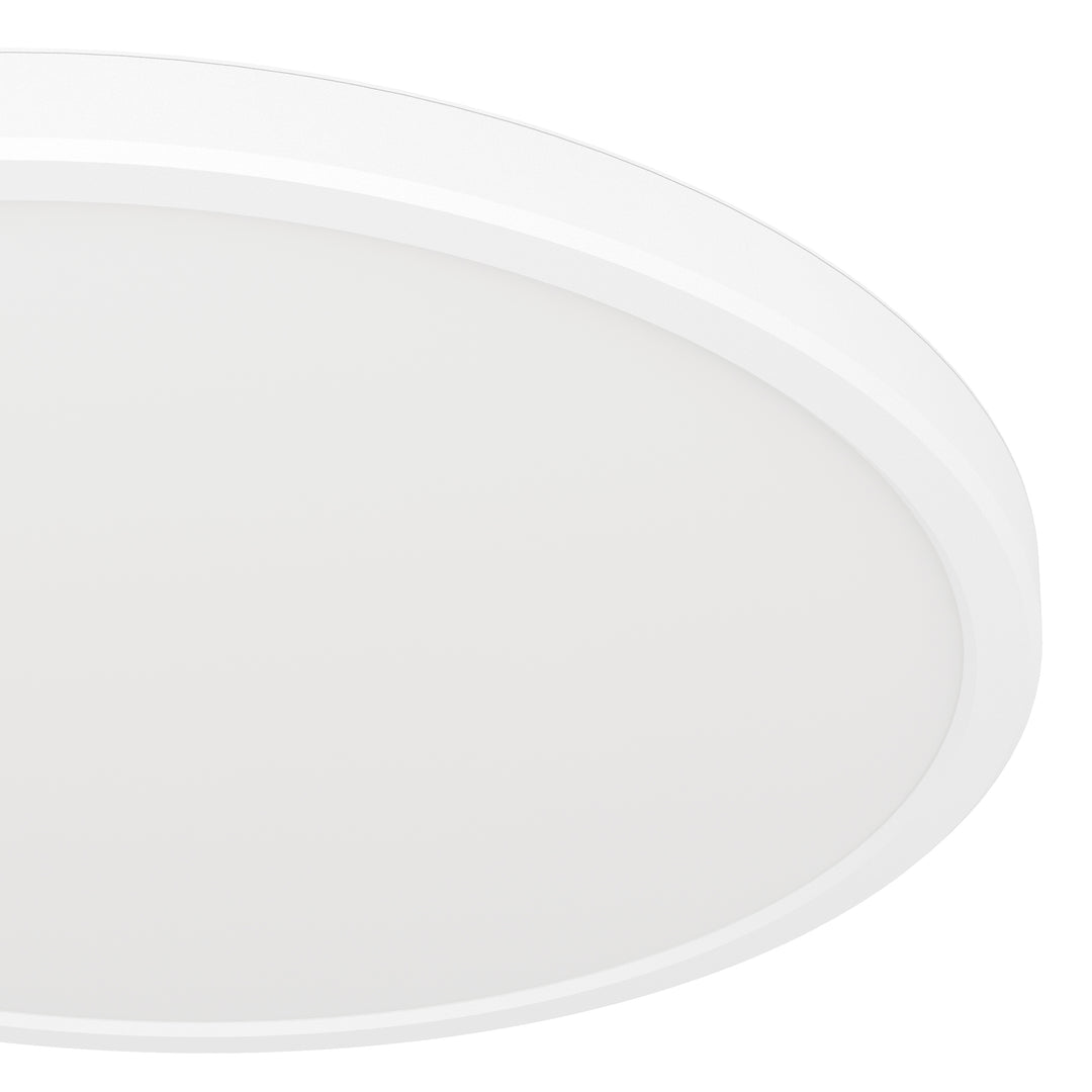 Eglo 901471 Rovito-Z Round White Plastic Smart Control Colour Changing LED Ceiling Light (D) 30cm