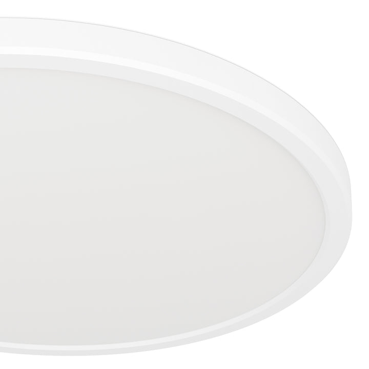 Eglo 901471 Rovito-Z Round White Plastic Smart Control Colour Changing LED Ceiling Light (D) 30cm