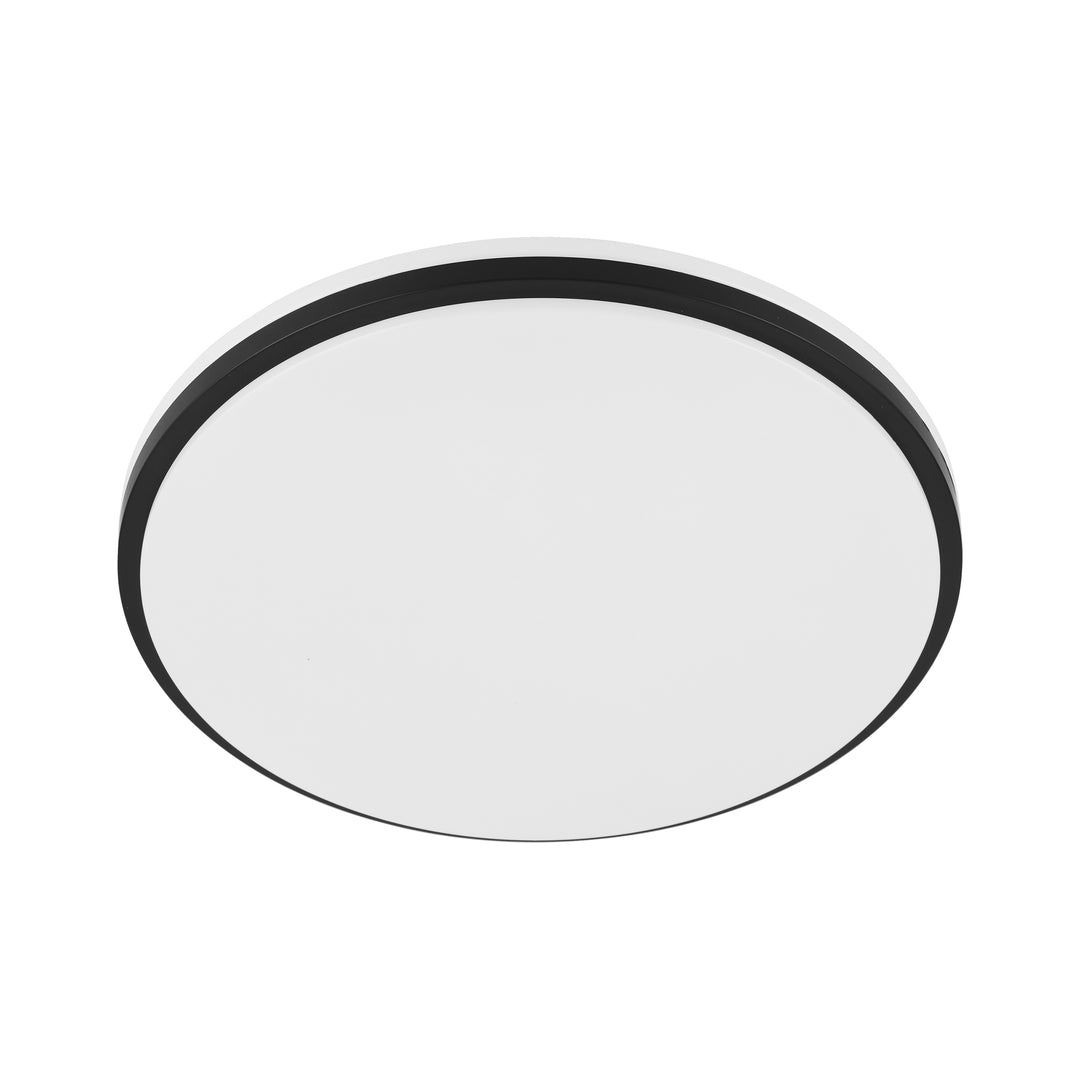 Eglo 901529 Margidore Steel White & Black LED CCT IP54 Wall & Ceiling Light