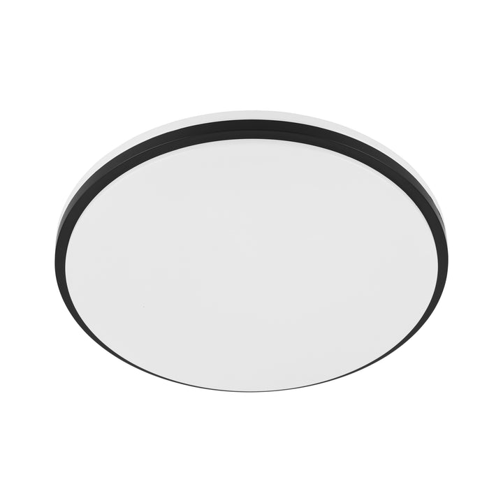 Eglo 901529 Margidore Steel White & Black LED CCT IP54 Wall & Ceiling Light