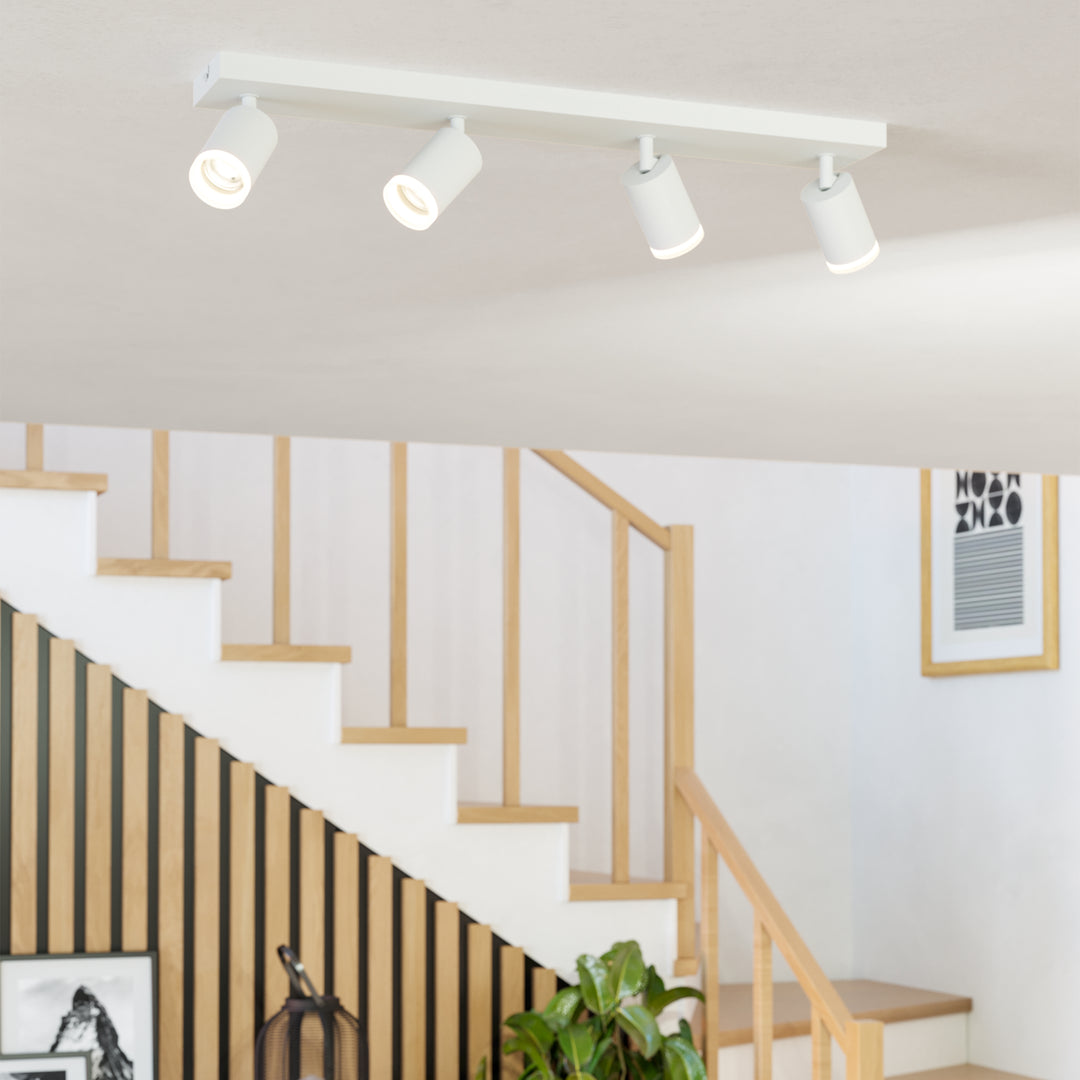 Eglo 901944 Melitello-Z Smart Control RGB LED 4 Light Spotlight White