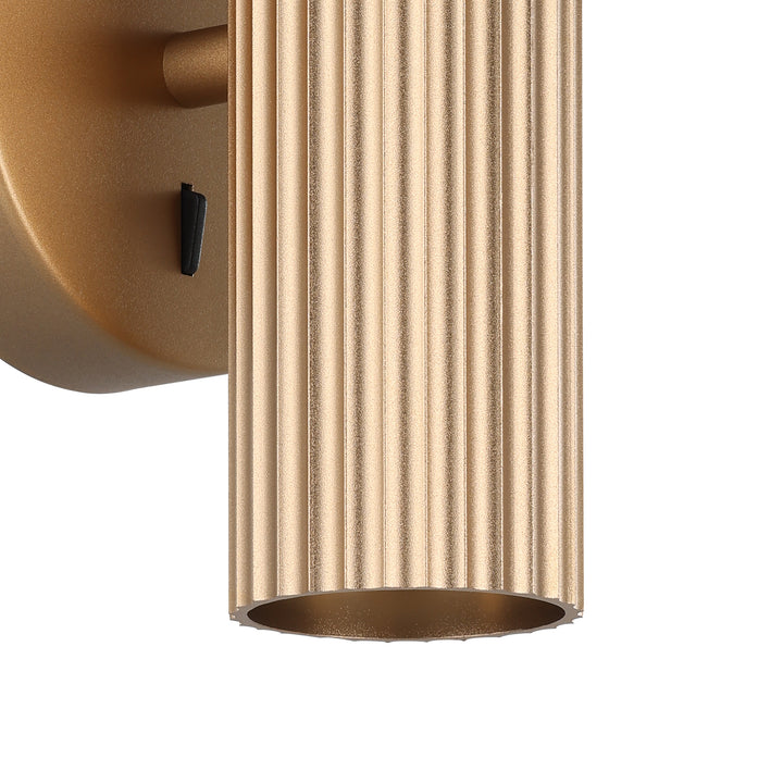 Eglo 902034 Portillo Aluminium & Steel Modern Uplight & Wall Down Light Matte Brass