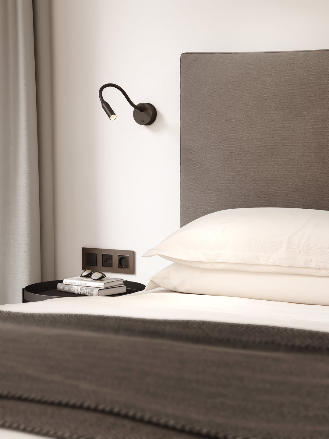 Astro 1435001 Lucca Surface LED Reading Light Matt Black