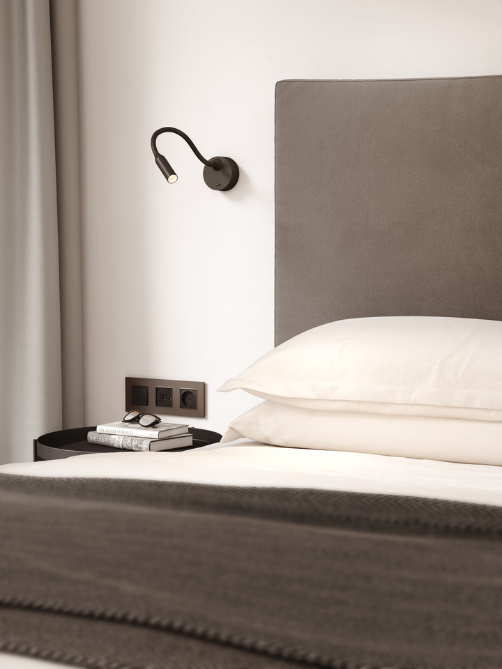 Astro 1435001 Lucca Surface LED Reading Light Matt Black