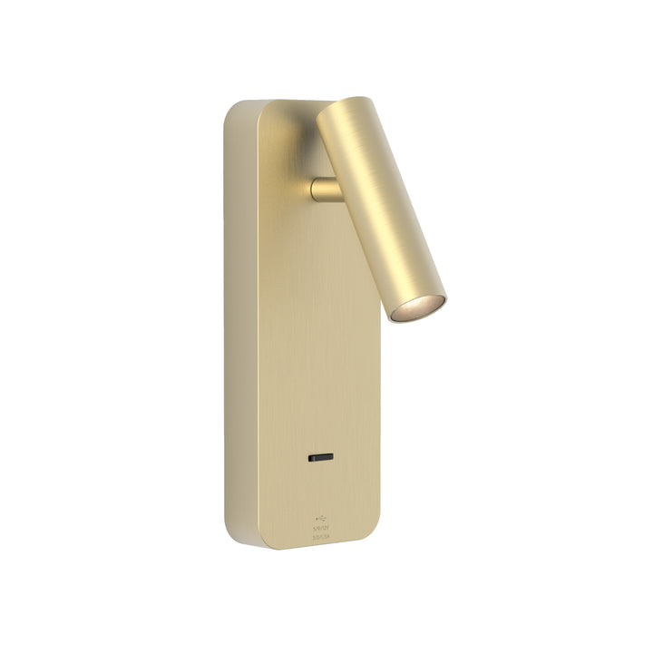 Astro 1058247 Enna Surface LED USB A+C Reading Light Matt Gold