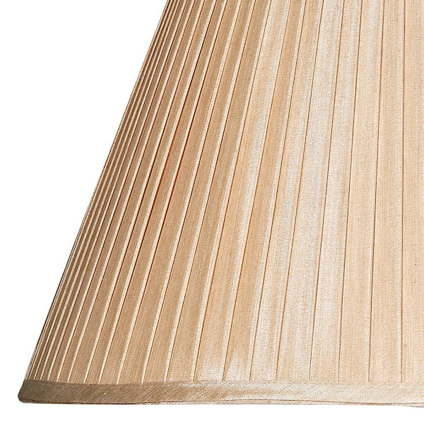 Dar BER4225 S1086 Bertha Bird Table Lamp With Taupe Silk Shade