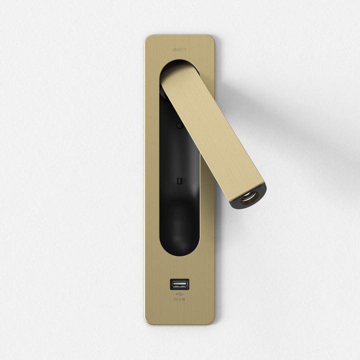 Astro 1437007 Keta USB LED Reading Light Matt Gold