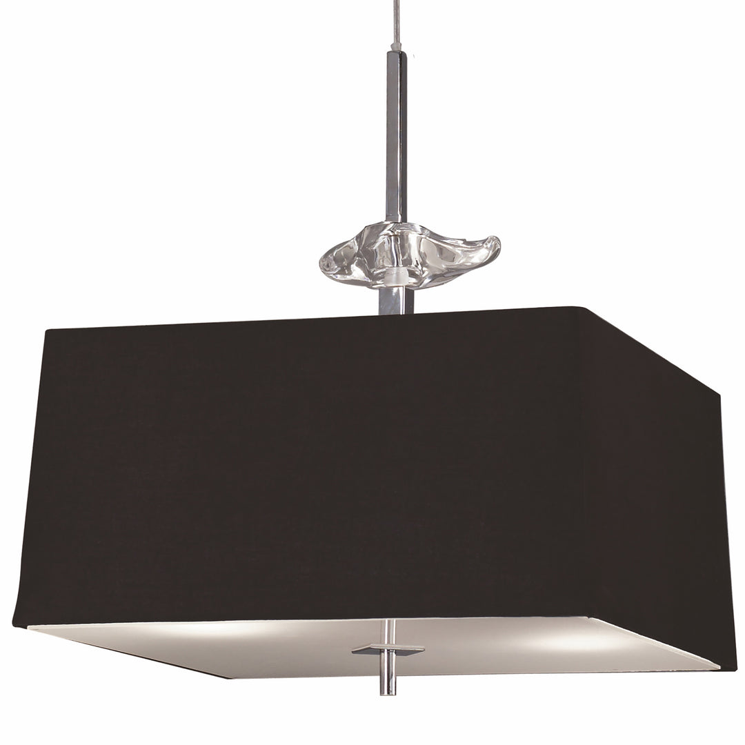 Mantra M0784 Akira Pendant 4 Light Black Shade