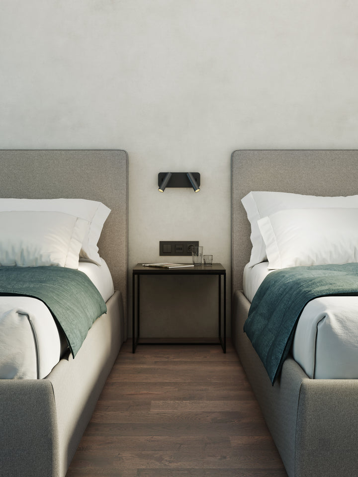 Astro 1058192 Enna Twin LED Reading Light Matt Black