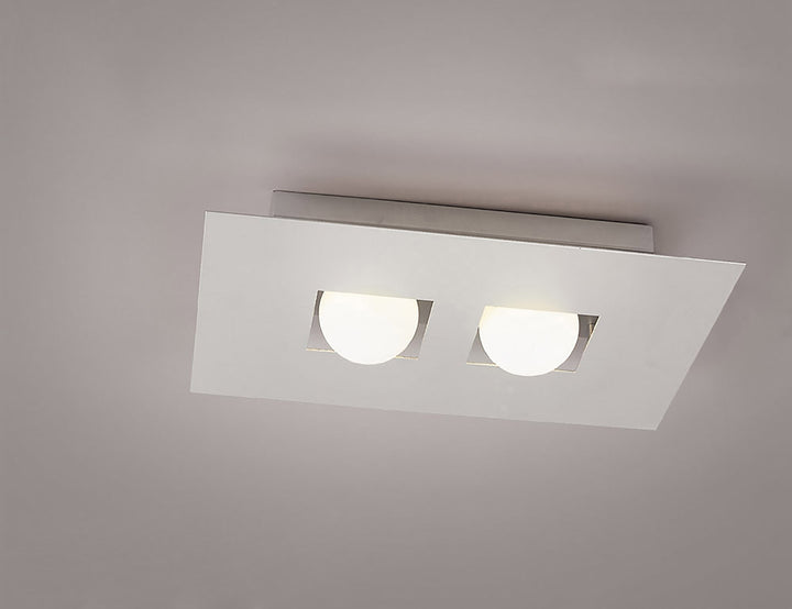 Mantra M0127 Cocoon Ceiling 2 Lights Silver