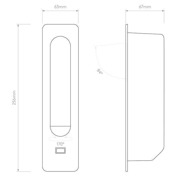 Astro 1437004 Keta USB LED Reading Light Matt Black