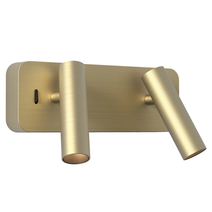Astro 1058196 Enna Twin LED Reading Light Matt Gold