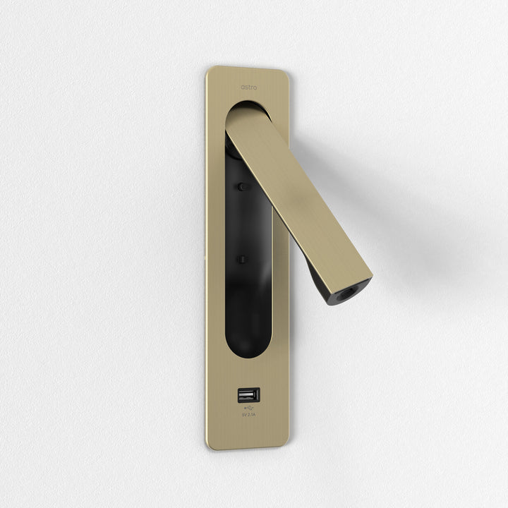 Astro 1437007 Keta USB LED Reading Light Matt Gold