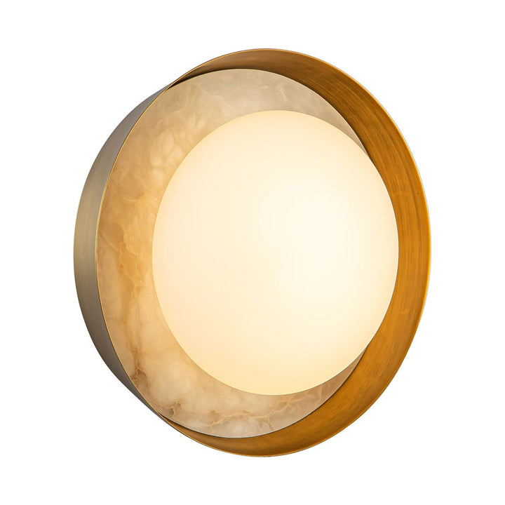 Quintiesse QN-ALONSO2-VBS-AR Alonso 2 Light LED Wall Light Vintage Brass