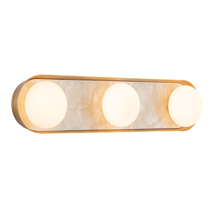 Quintiesse QN-ALONSO3-VBS-AR Alonso 3 Light LED Wall Light Vintage Brass