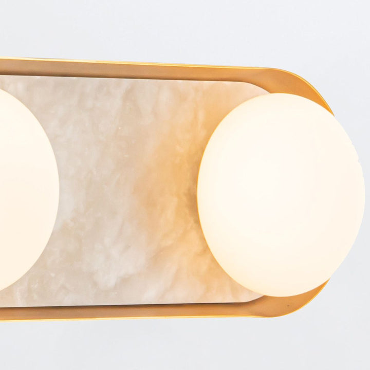 Quintiesse QN-ALONSO3-VBS-AR Alonso 3 Light LED Wall Light Vintage Brass