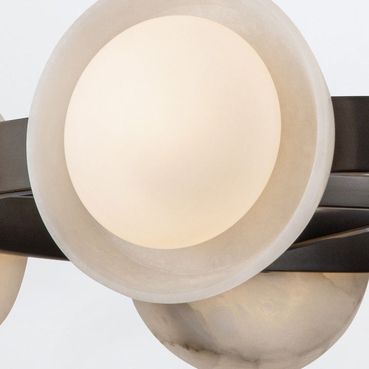 Quintiesse QN-ALONSO8-UBZ-AR Alonso 8 Light LED Chandelier Pendant Urban Bronze