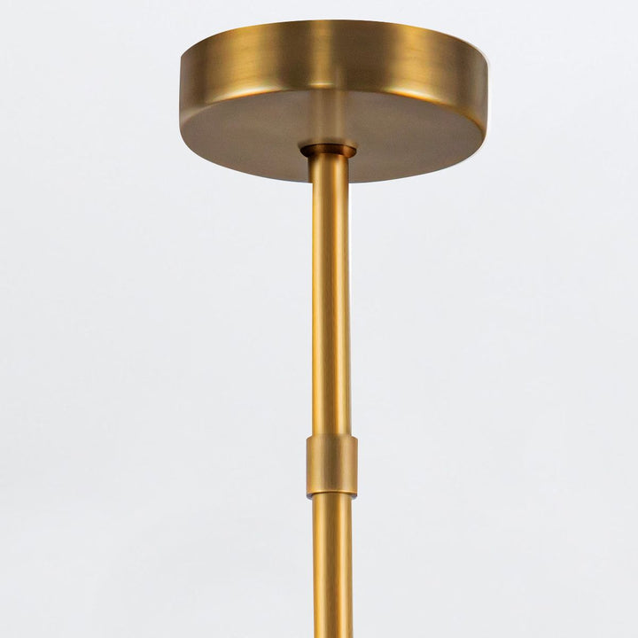 Quintiesse QN-ALONSO8-VBS-AR Alonso 8 Light LED Chandelier Pendant Vintage Brass