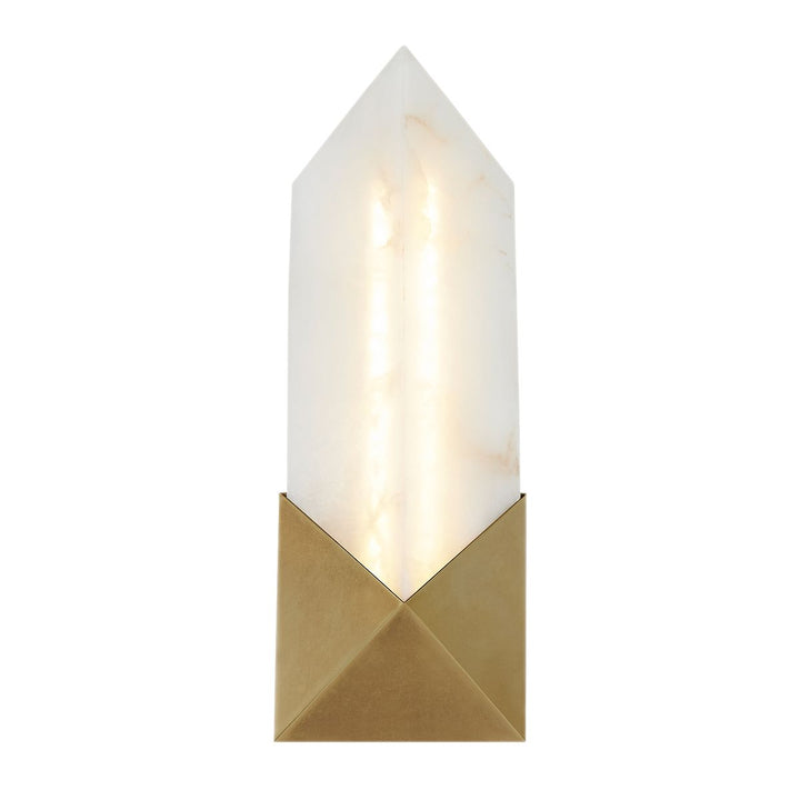 Quintiesse QN-CAESAR-W-S-VBS-AR Caesar Small LED Wall Light Vintage Brass