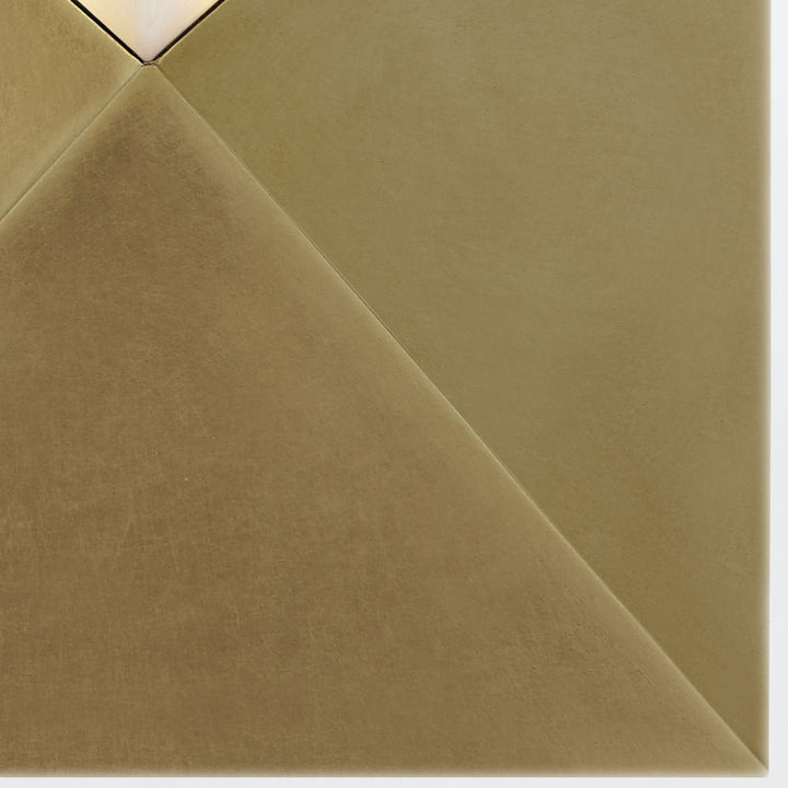 Quintiesse QN-CAESAR-W-S-VBS-AR Caesar Small LED Wall Light Vintage Brass