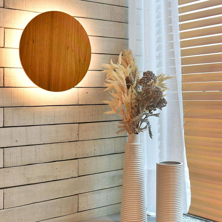 Quintiesse QN-CLEAN-LED-WB-25-TEAK Clean LED Wall Light Teak