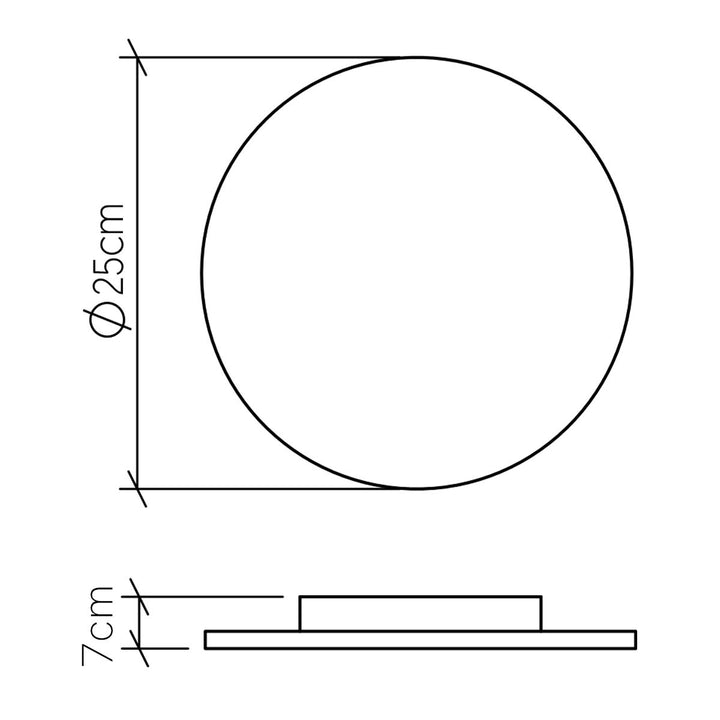 Quintiesse QN-CLEAN-LED-WB-25-TEAK Clean LED Wall Light Teak