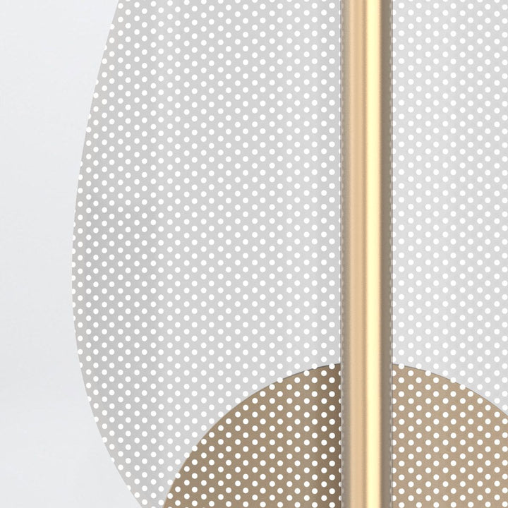 Quintiesse QN-FLORIANA-1W-NBR Floriana 1 Leaf LED Wall Light Natural Brass