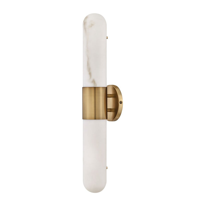 Quintiesse QN-IBIZA-L-HB Ibiza Bathroom Large LED Wall Light Heritage Brass