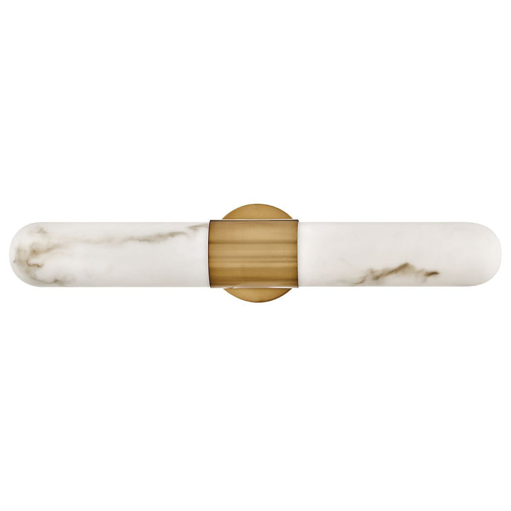 Quintiesse QN-IBIZA-L-HB Ibiza Bathroom Large LED Wall Light Heritage Brass