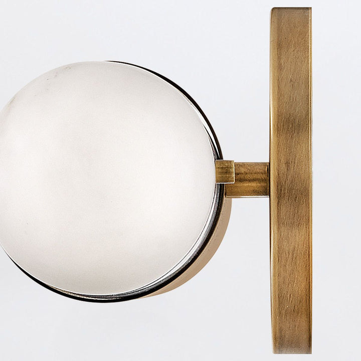 Quintiesse QN-IBIZA-M-HB Ibiza Bathroom Medium LED Wall Light Heritage Brass