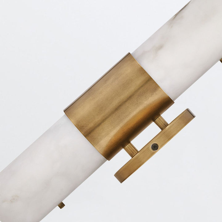 Quintiesse QN-IBIZA-M-HB Ibiza Bathroom Medium LED Wall Light Heritage Brass