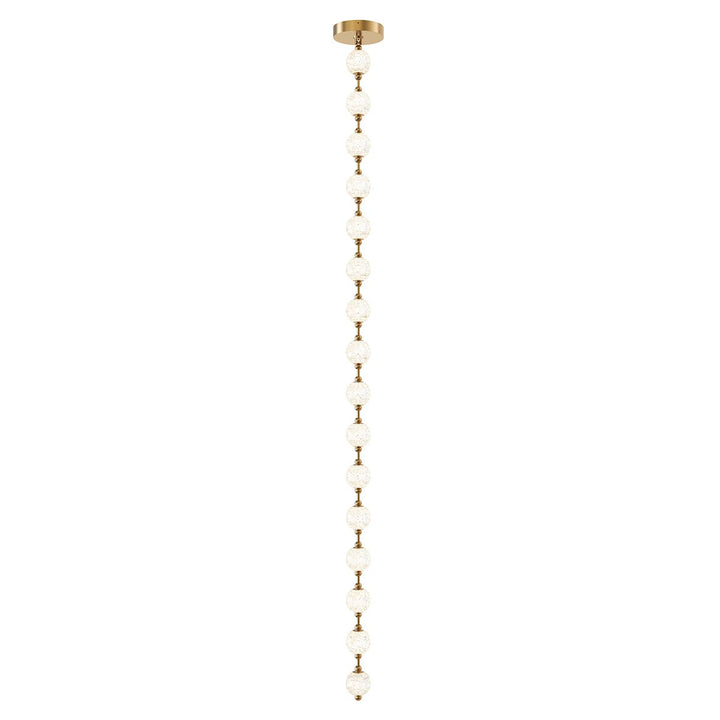 Quintiesse QN-MARNI-16P-292-NBR Marni 16 Head LED Pendant Natural Brass