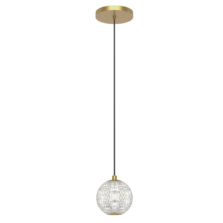 Quintiesse QN-MARNI-1P-NBR Marni Mini LED Pendant Natural Brass