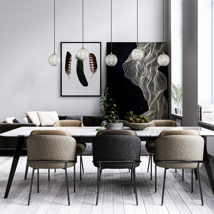 Quintiesse QN-MARNI-1P-NBR Marni Mini LED Pendant Natural Brass