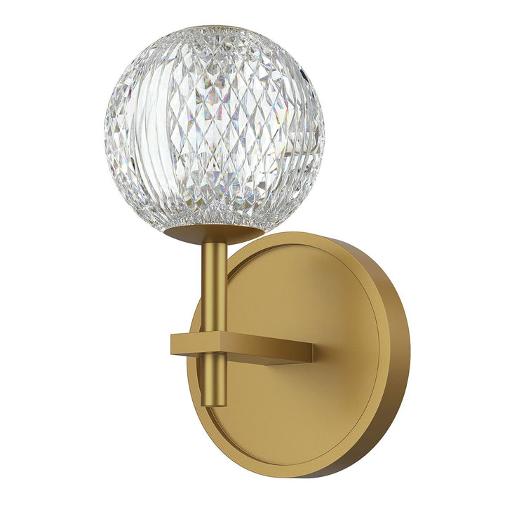 Quintiesse QN-MARNI-1WB-NBR Marni LED Wall Light Natural Brass