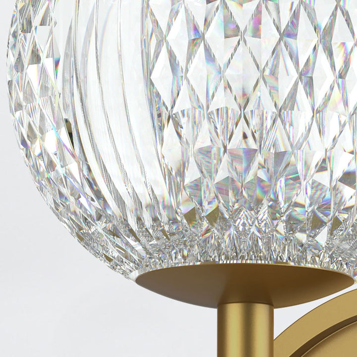 Quintiesse QN-MARNI-1WB-NBR Marni LED Wall Light Natural Brass