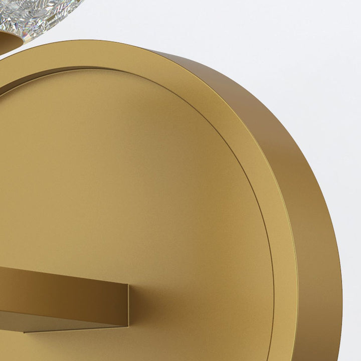 Quintiesse QN-MARNI-1WB-NBR Marni LED Wall Light Natural Brass