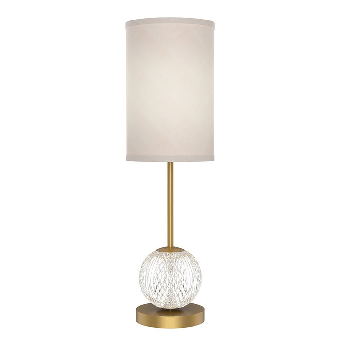 Quintiesse QN-MARNI-TL-M-NBR Marni Medium LED Table Lamp Natural Brass