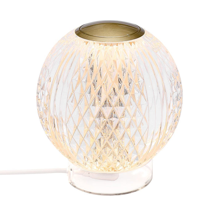 Quintiesse QN-MARNI-TL-S-NBR Marni Small LED Table Lamp Natural Brass