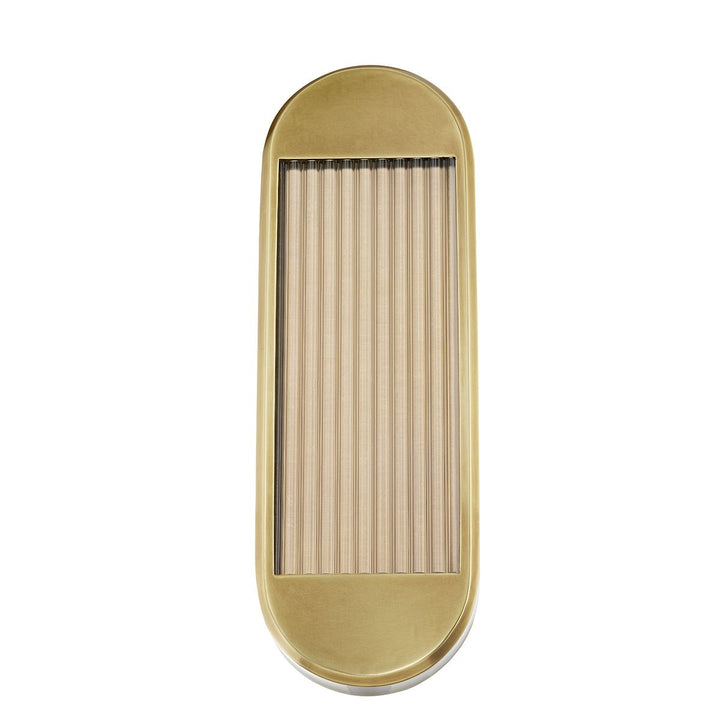 Quintiesse QN-PALAIS-W-M-VBS Palais Medium LED Wall Light Vintage Brass