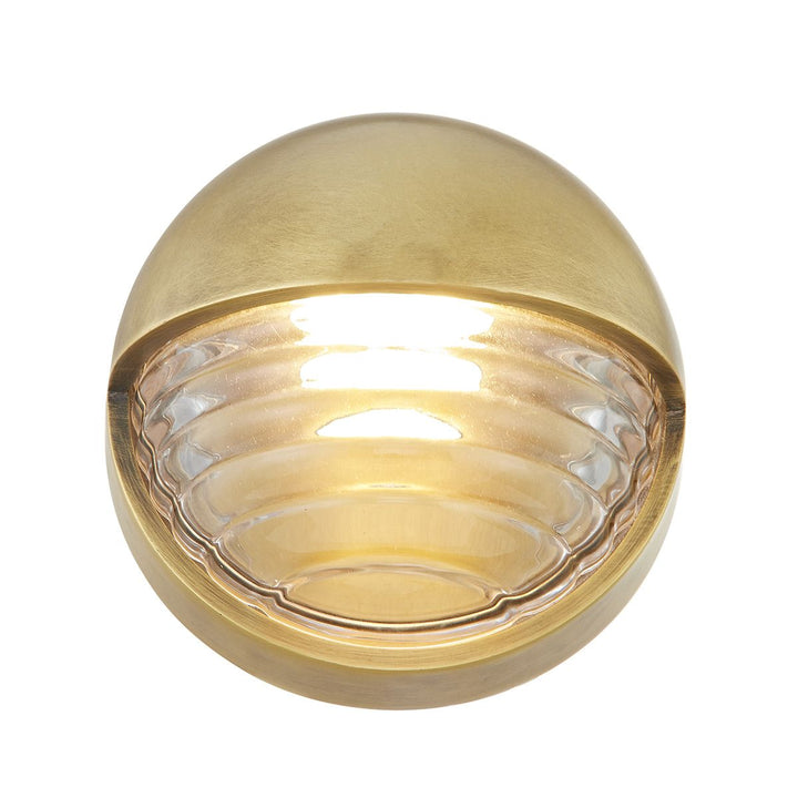 Quintiesse QN-PALAIS-W-S-VBS Palais Small LED Wall Light Vintage Brass