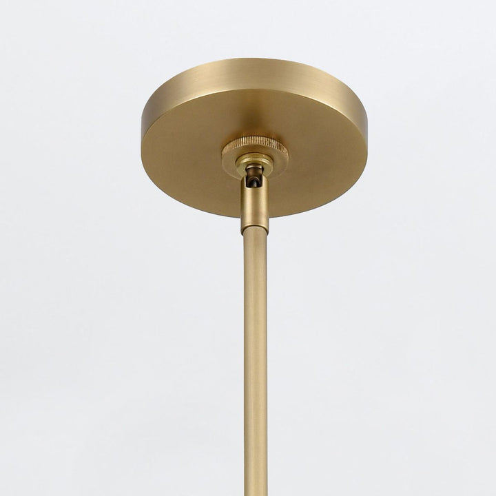 Quintiesse QN-VALISE-LP80-VBS-CL Valise LED Linear Pendant Vintage Brass/Cognac Leather