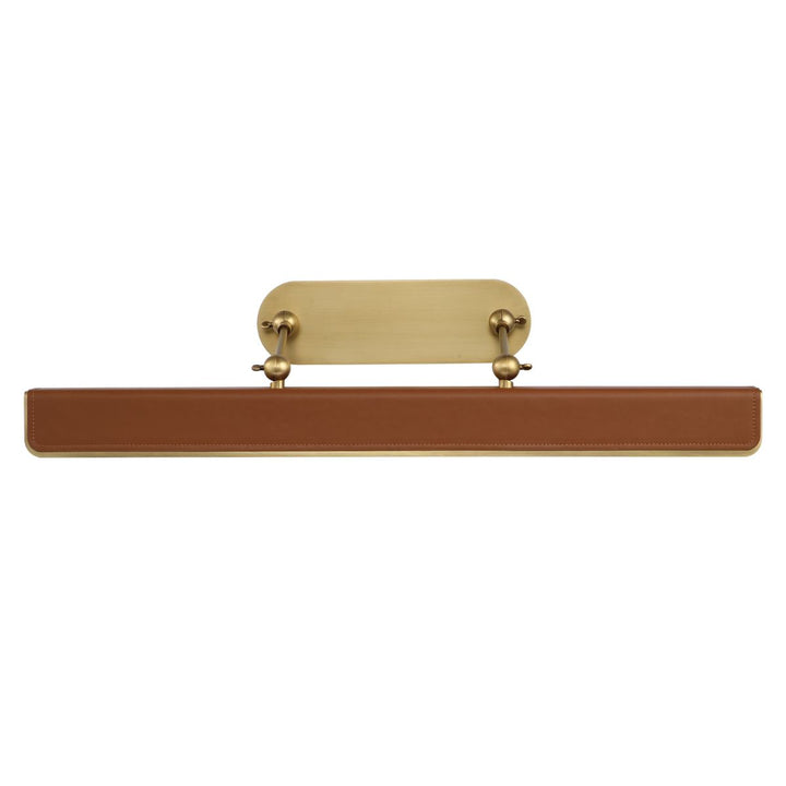 Quintiesse QN-VALISE-PL-L-VBS-CL Valise Picture Large LED Picture Light Vintage Brass/Cognac Leather