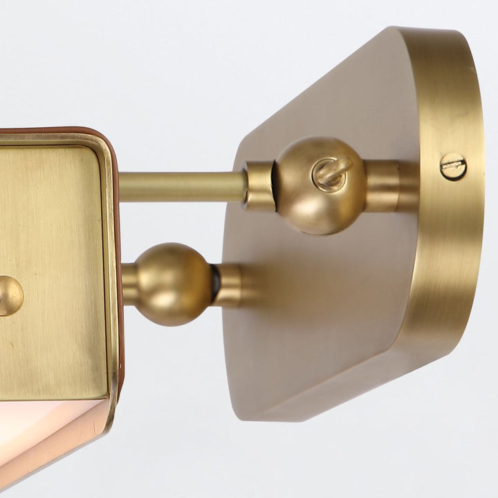 Quintiesse QN-VALISE-PL-L-VBS-CL Valise Picture Large LED Picture Light Vintage Brass/Cognac Leather