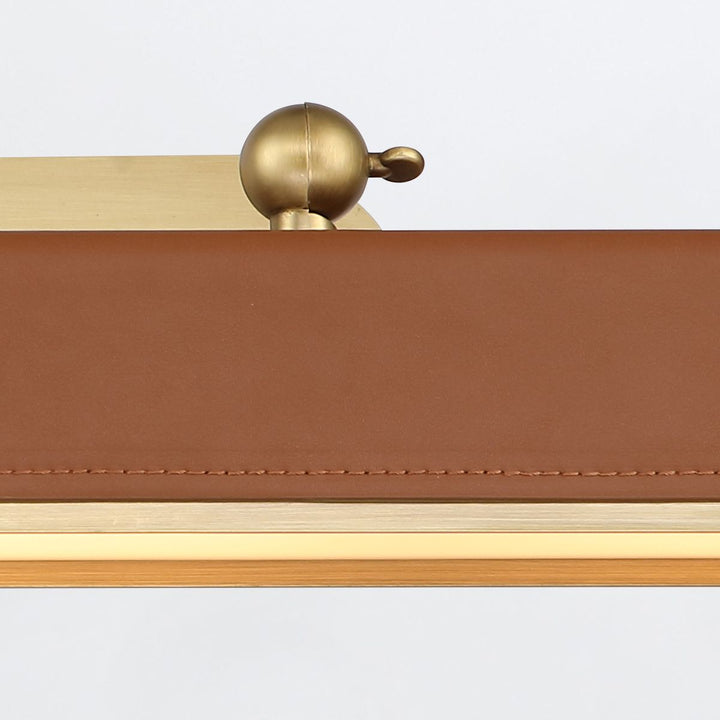 Quintiesse QN-VALISE-PL-L-VBS-CL Valise Picture Large LED Picture Light Vintage Brass/Cognac Leather