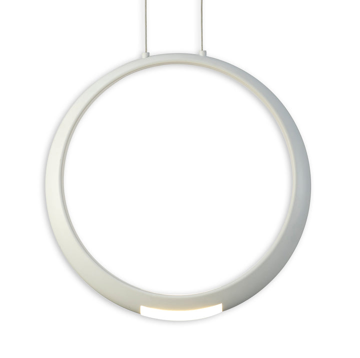 Mantra M6170 Ring Pendant 50cm Round Matt White
