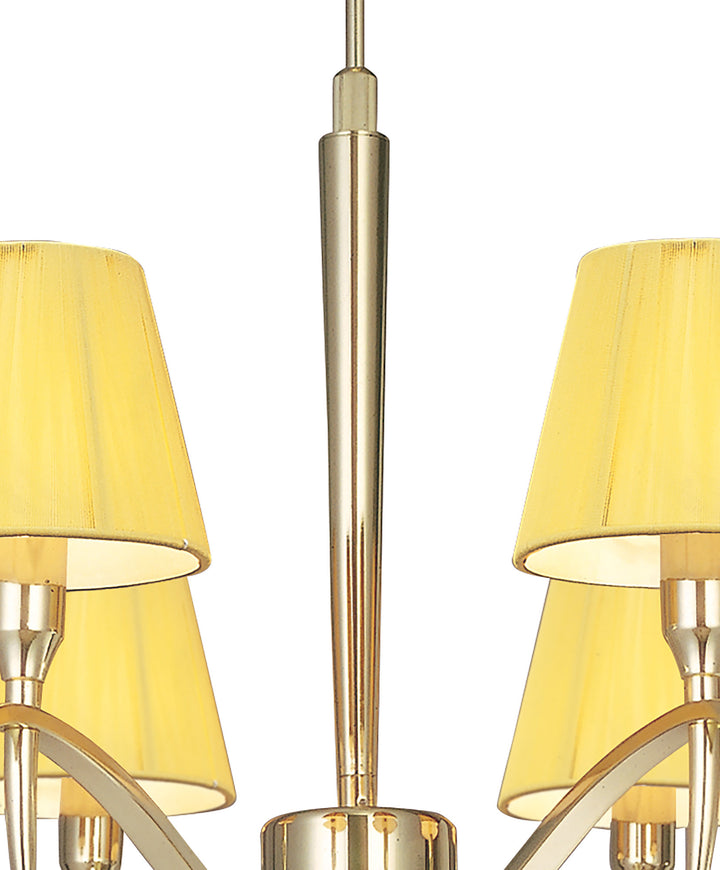 Mantra M0342PB Siena Telescopic Pendant 6 Light