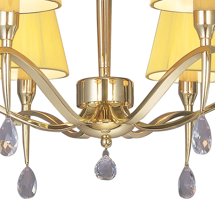 Mantra M0342PB Siena Telescopic Pendant 6 Light