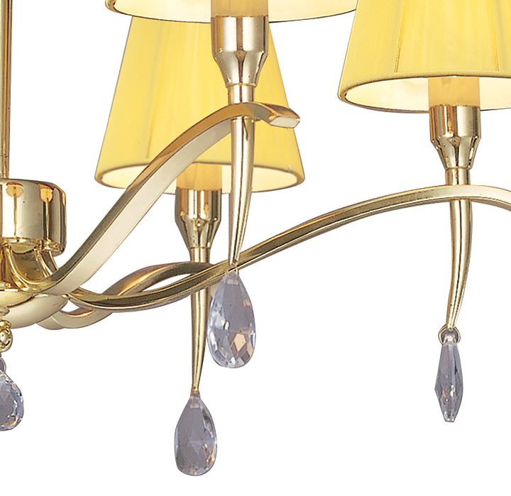 Mantra M0342PB Siena Telescopic Pendant 6 Light
