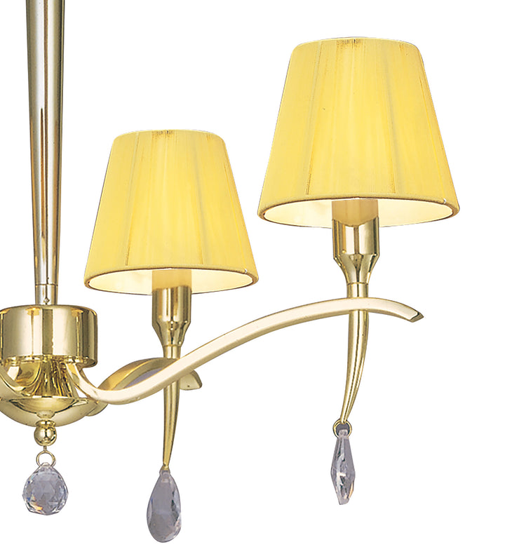 Mantra M0343PB Siena Telescopic Pendant 4 Light